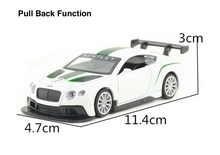 Load image into Gallery viewer, CCA 1:43 White Continental GT3 Racing Sports Model Toy Diecast Metal Car BN