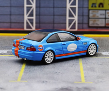 Load image into Gallery viewer, SW 1:64 Blue Gulf M3 E46 Coupe Sports Model Diecast Metal Car New