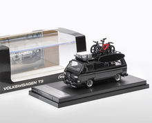Load image into Gallery viewer, Mortal 1:64 HEC Black VW T3 Multi Van Camper Sport Model Diecast Metal Car New Collection