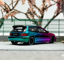 Load image into Gallery viewer, SW 1:64 JDM Purple EG6 Civic SIR Hatchback Sport Model Diecast Metal Car New Collection