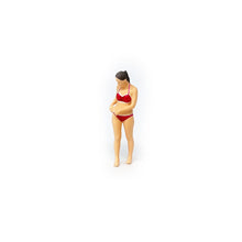 Load image into Gallery viewer, 1:64 Painted Figure Mini Model Miniature Resin Diorama Sand Swimming Suit Lady
