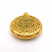 Load image into Gallery viewer, Nature Jade Pendant Necklace Gift Jewelry charm Blessing Lucky Elegant Green