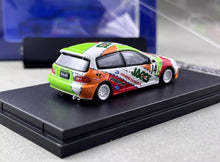 Load image into Gallery viewer, SW 1:64 JACCS Civic EG6 #14 Hatchback Sports Model Diecast Metal Car New Collection