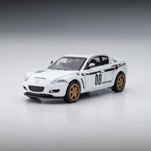 Load image into Gallery viewer, 1:64 JDM White Mazda RX8 Racing Sports Model Toy Diecast Metal Car BN
