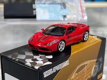Load image into Gallery viewer, TOC 1:64 Red Silver Rims 458 Speciale Sports Model Diecast Metal Car New Collection