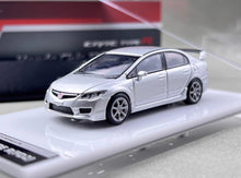 Load image into Gallery viewer, MH 1:64 Silver JDM Civic Type R FD2 Racing Sports Model Diecast Metal Car BN