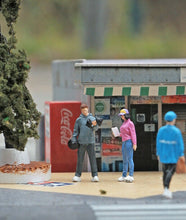 Load image into Gallery viewer, 1:64 Painted Figure Mini Model Miniature Resin Diorama Gym Sport Lady Man Couple New Scene