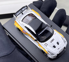 Load image into Gallery viewer, MC 1:64 White GTR R35 LBWK RR #23 Racing Sports Model Diecast Metal Car New Collection