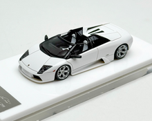 Load image into Gallery viewer, 1:64 CL White Murcielago Roadster Convertible Model Diecast Resin Car New Collection