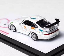 Load image into Gallery viewer, 1:64 Luminous White RWB 993 Cartoon Classic Sports Model Diecast Metal Car BN