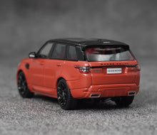 Load image into Gallery viewer, WHELART 1:64 2018 Orange Range Rover Sports SUV Model Diecast Metal Car New Collection