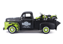 Load image into Gallery viewer, Maisto 1:24 1948 FL Panhead F1 Pickup Truck Motorcycle Model Toy Metal Car BN
