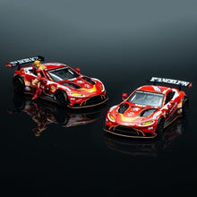 Load image into Gallery viewer, POPRACE 1:64 Aston Martin GT3 EVA Racing Sports Model Toy Diecast Metal Car