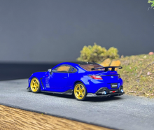 Load image into Gallery viewer, CM 1:64 Blue Carbon BRZ Coupe Sports Model Diecast Metal Car New Collection