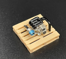 Load image into Gallery viewer, 1:64 3D JDM 13B RX7 Engine Garage Mechanic Display Model Resin For Car New