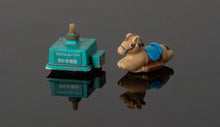 Load image into Gallery viewer, 1:64 Painted Figure Model Miniature Resin Diorama Child Rocking Car Kid Toy