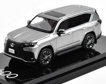 Load image into Gallery viewer, Hobby Japan 1:64 Silver LX600 Luxury SUV Sports Model Diecast Metal Car New Collection