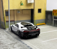 Load image into Gallery viewer, MINIGT 1:64 White Chiron Super Racing Sports Model Diecast Metal Car #569