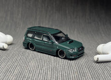 Load image into Gallery viewer, Shoom 1:64 Green Forester SG9 STI MK2 SUV Sports Model Diecast Metal Car New Collection