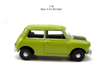 Load image into Gallery viewer, 1:76 Green Mini Classic Vintage Bean Model Diecast Metal Car New Collection