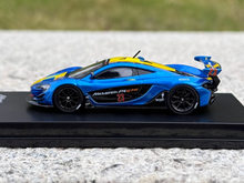 Load image into Gallery viewer, CM 1:64 Blue P1 GTR #23 Super Racing Sports Model Diecast Metal Car New