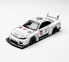 Load image into Gallery viewer, Minigt 1:64 White JDM Silvia S15 LB Super Sports Model Diecast Metal Car New Collection