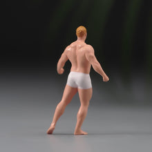 Load image into Gallery viewer, 1:64 Painted Figure Model Miniature Resin Diorama Sand Toy Muscular Man Strong New