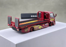 Load image into Gallery viewer, CC 1:64 Red Hino H300 #95 Custom Tow Flatbed Truck Model Diecast Metal Car New Collection