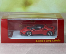 Load image into Gallery viewer, LF 1:64 Red SF90 Stradale Super Racing Sports Model Diecast Metal Car New