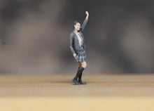 Load image into Gallery viewer, 1:64 Painted Figure Model Miniature Resin Diorama Sand CheerLeading Girl Uniform
