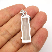 Load image into Gallery viewer, Nature Jade Bamboo Pendant Necklace Gift Jewelry charm Blessing Lucky White S