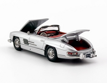 Load image into Gallery viewer, YS 1:64 Silver 300SL W198 Convertible Racing Sport Model Diecast Metal Car New Collection