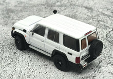 Load image into Gallery viewer, GCD 1:64 White Land Cruiser LC70 LC76 ORV SUV Model Diecast Metal Car New Collection