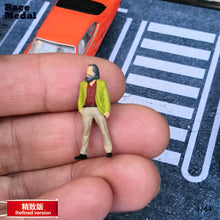 Load image into Gallery viewer, 1:64 Painted Figure Mini Model Miniature Resin Diorama Sand Toy Uncle Beard Man
