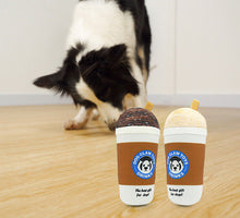 Load image into Gallery viewer, Dog Squeaky Toys Cup Shape Chew Puppy Fluffy Toy Durable Teeth Grindin PET Cat