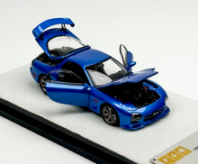 Load image into Gallery viewer, PGM 1:64 Blue JDM RX7 FD 3S Racing Sports Model Diecast Metal Car New Collection