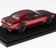 Load image into Gallery viewer, FW 1:64 Red Wine SRT Hellcat Muscle Sports Model Diecast Metal Car BN