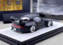 Load image into Gallery viewer, PGM 1:64 Matte Black RWB 993 Classic Sports Model Diecast Metal Car New Collection