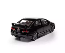 Load image into Gallery viewer, WELL 1:18 Black JDM Civic Vtec Type R FD2 Sports Diecast Model Metal Car New
