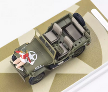 Load image into Gallery viewer, TM 1:64 Military Wellys MB Figure Model Diecast Metal Car New Collection