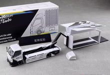 Load image into Gallery viewer, MT 1:64 White H300 Box Truck Custom Sports Model Diecast Metal Car New Collection