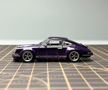 Load image into Gallery viewer, Zincit 1:64 Purple 911 964 Singer Coupe Sports Model Diecast Metal Car New Collection