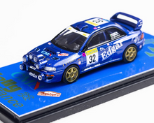 Load image into Gallery viewer, Fine 1:64 Blue #32 GC8 WRC Rally Sports Diecast Model Metal Car New Collection