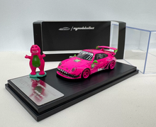 Load image into Gallery viewer, MC 1:64 Pink Dinosaur RWB 993 Figure Sports Model Diecast Metal Car New Collection