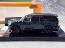 Load image into Gallery viewer, Shadow 1:64 Dark Green Escalade Full Sized SUV ESV Model Diecast Metal Car New Collection