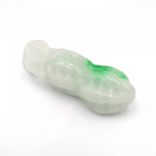 Load image into Gallery viewer, Nature Jade Peanut Pendant Necklace Gift Jewelry charm Blessing Lucky Fortune w