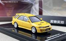 Load image into Gallery viewer, MH 1:64 Yellow Impreza WRX STI Wagon VI Sports Model Diecast Metal Car New Collection