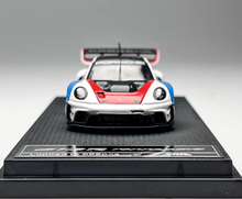 Load image into Gallery viewer, HKM 1:64 White 911 GT3 R 992 Rennsport Sports Model Diecast Metal Car New Collection