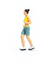 Load image into Gallery viewer, 1:64 Painted Figure Mini Model Miniature Resin Diorama Toy Running Sport People