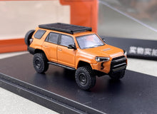 Load image into Gallery viewer, GCD 1:64 Orange 4 Runner TRD Pro N280 Camper Sport Model Diecast Metal Car New Collection